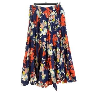 Vintage Jessica London Floral Maxi Skirt